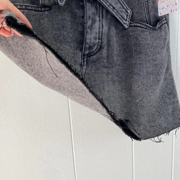 Free People Paper Bag Mini Skirt - Picture 6 of 10